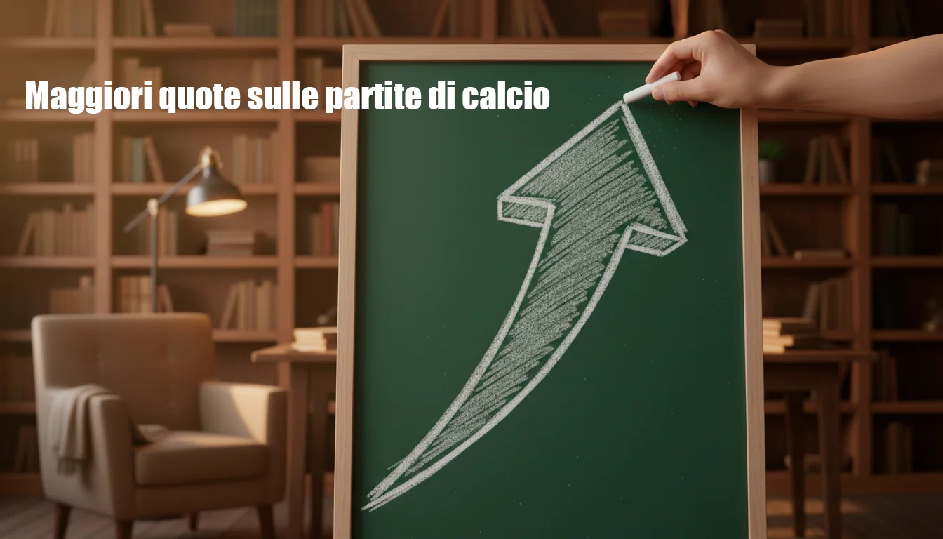 Freccia verde rivolta verso l'alto disegnata su una lavagna con gesso